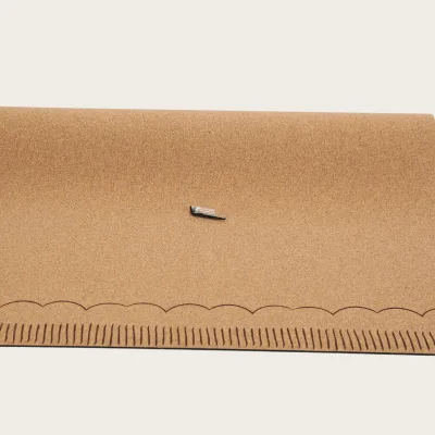 Professional Studio Use Cork Bulk Yoga Mat Breathable Wear Proof Laser Engrave Logo Natural Rubber Base Bulk Sourcing