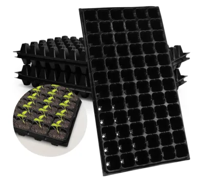 Mini Reusable Plastic Tray Seed Growing Plant Seedlings Propagation Garden Outdoor Planter Designed Home Nursery Use Drainage