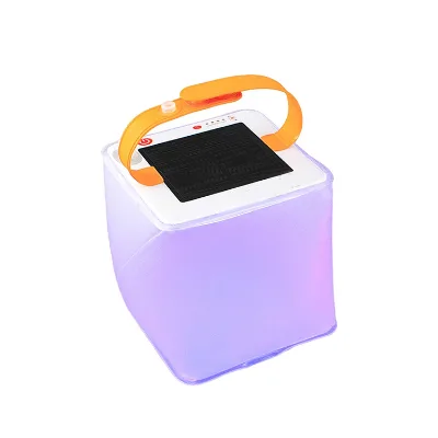GARIDACollapsible Portable Output Phone Charger Outdoor Emergency Camping Lamp Led Solar Inflatable Lantern Tent Light GCLC-038