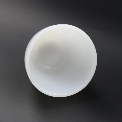 Hot Sale Customized Opal White Round Bell Shaped Glass Lampshade Wall Pendant Glass Lighting Shade for Indoor Lamp Use