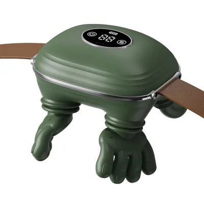 Smart Pillow Neck Massager with Fingers, Red Light Heating, and Wireless Control for Cervical Pain and Relaxation