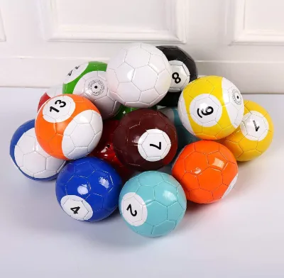 #2/#3/#4/#5 soccer Snooker 22CM PVC Complete Set of Balls Fancy Design New Game