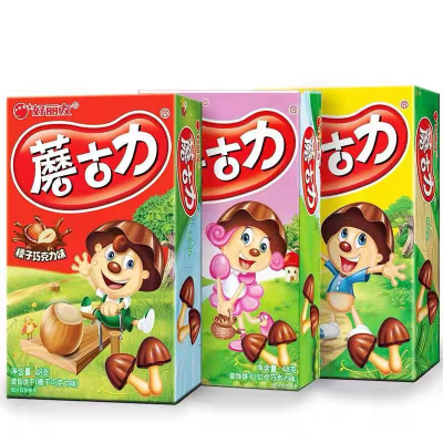 High Quality 48g Chocolate Coated Cookies Children's Chocolate Sandwich Biscuits