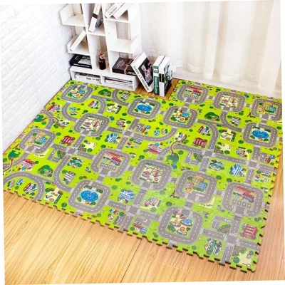 Custom Printed EVA Foam Puzzle Mat Non-slip Playmats Waterproof Kids Foam Toys Mats