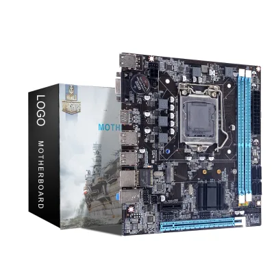 High Quality Motherboard Mother Boards H61 Ddr3 Lga 1155 for Pc Double Integrated Small Business AMD A55