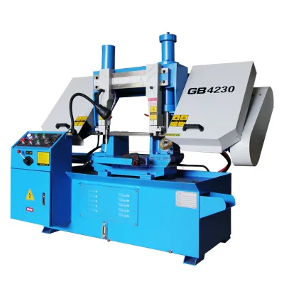 Semi Automatic Sawing Machine Horizontal Band Saw Machine, Small Metal Cutting Hydraulic Semi-automatic Steel bar Sawing Machine