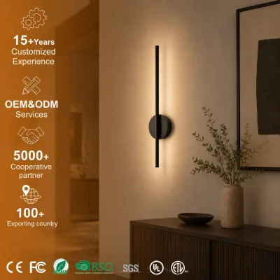 Battery-Powered Dimmable LED Wall Lamp Remote Control Warm White Iron ABS Construction Modern Minimalist Design for Bedroom