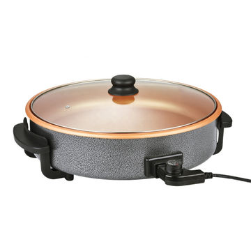 Non-stick electric pan round electric pizza pan electric grill pan