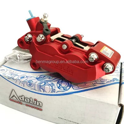 Adelin ADL-7 Universal CNC Aluminum Brake Calipers Motorcycle Hydraulic 40mm 4 Piston Brake Caliper ADL-7
