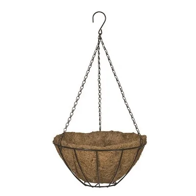 Natural Coco Coir Liner Coconut Coir Pots Wall Hanging Garden Flower Basket