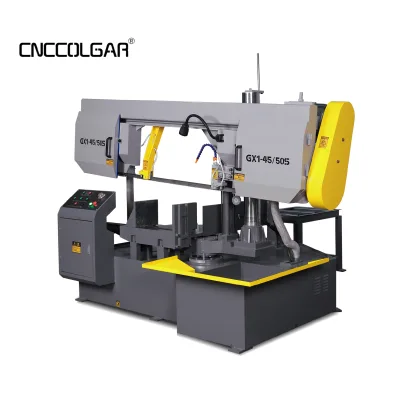 Band Saw Machine for Metal Cutting with 4.0Kw Motor Hydraulic Tension Gearbox