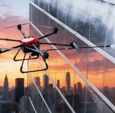 Drone Pressure Washer Commercial Drone Foldable Waterproof With Camera