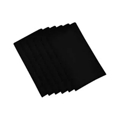 2ply 18GSM 100% Virgin 40*40cm 1/8 Fold Black Paper Dinner Napkin