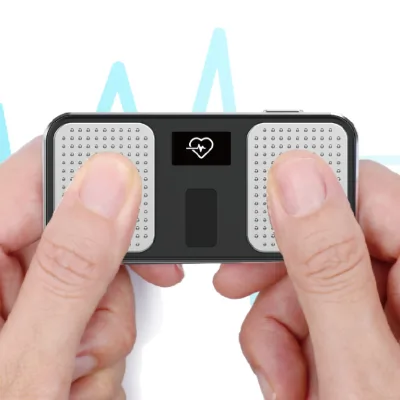 OEM Factory ECG HeartPal Machine Cardiovascular Disease Patients Checking Heart Rate SpO2 APP Medical Monitor