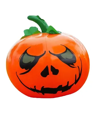 Light up 18 Inch 6 P PVC Evil Inflatable Ball for Halloween Decoration