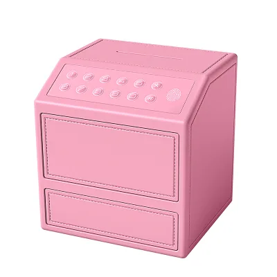 Children Large Capacity Electric Coin Banks Simulated Fingerprint & Password Unlock Plastic Money Saving Box Toys with Music