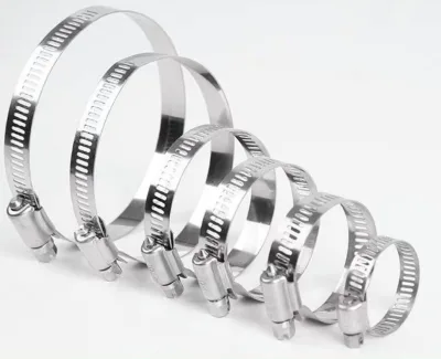 High Quality 304 Stainless Steel Hose Clamp with Plastic Handle for Secure Hose Fastening for Auto Tool