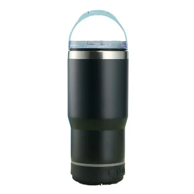 Instome 14oz Music Speaker Tumbler,Double Walled Music Tumbler Cup,Speaker Tumbler Cup with Detachable LED Light for Christmas
