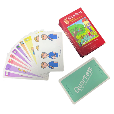 Funny Card Game Kids Custom Printing Kids Card Games With Boxes