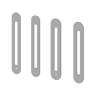 Classic Stainless Steel Eco-friendly Door Lock Hole Mat