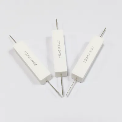 5-30W High Voltage High Watt Non-flammable Resistance Cement Wirewound Resistor