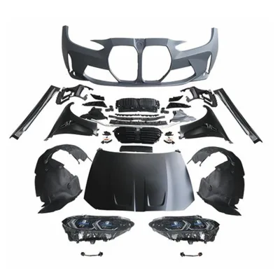 G80 M3 Style Wide Body Kit for BMW 3-Series F30, PP Plastic, Full Set With Front Rear Bumper, Side Skirts Fender Flares