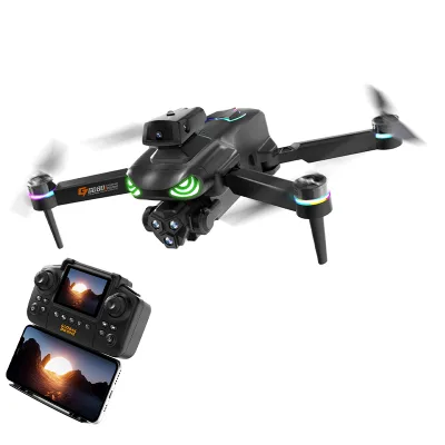 Global Drone New Model GD80 Drone Brushless Motor Cool Lighting Flybarless CP Remote Control Toy Helicopter Electric