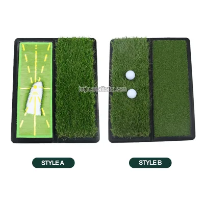 Portable Foldable Golf Hitting Mat Anti-Deformation Artificial Grass for Indoor/Outdoor Practice