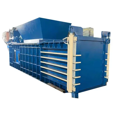 Factory Waste Paper, Plastic Bottles, Cans, Fully Automatic Strapping Machine, Horizontal Hydraulic Metal Strapping Machine