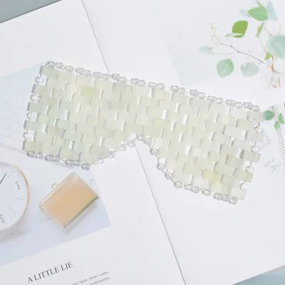 HY Rose Quartz Crystal Eye Mask Relieve Wrinkles and Anti-aging Natural Crystal Eye Mask
