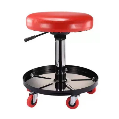 Heavy Duty Pneumatic Garage Repair Tools Adjustable Rolling Stool Chair