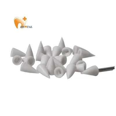Dental Silicone Polisher for Composite and Enamel Handpiece Polishing Burs Cone Flame White Stone Tools Teeth Whitening