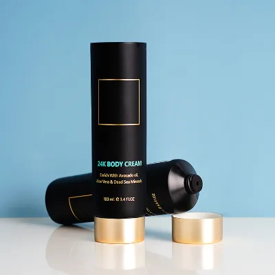 Black Face Wash PE Tube Package Can Add Green Environmental Protection PCR Environmental Degradable Material Hand Cream Tube
