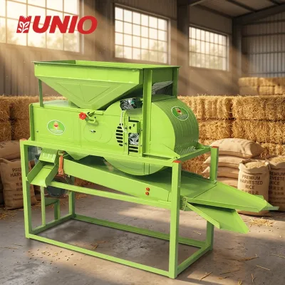 Electric Grain Thrower Screening Machine Small Grain Winnowing/Winnower Machine Wind Sheller Selection Blown Shell Separato