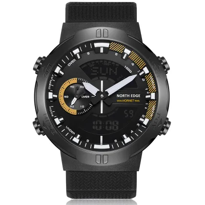 Wearable Watch Men Dual Display Waterproof Outdoor Sport Digital Analog