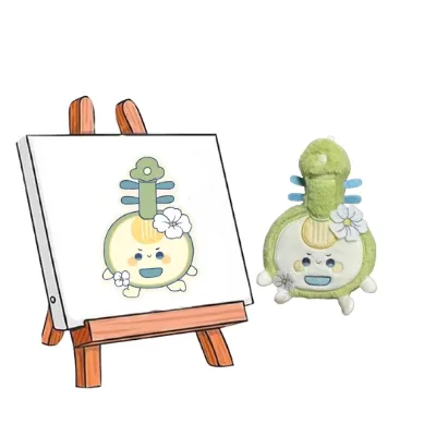 Custom Stuffed Animal Toys Cute Cartoon Instrument Plush PP Cotton Decorative Gift for Home Decor