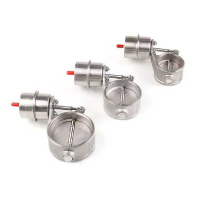 51&60&63&70&76&89MM Stainless Close Open Style Vacuum Valve Control Exhaust Cutout Cut Off Valve Exhaust Valve Vacuum Actuator