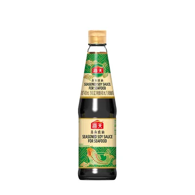 World-Class Lighthouse Factory's 450mL Seasoned Soy Sauce for Seafood OEM Customizable Brewed Sweet Soy Sauce Bottle Packaging