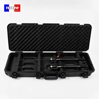 Hard Plastic Fishing Rod Protective Case Waterproof Portable Outdoor Long Safety case with Custom