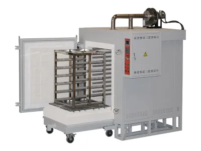 New High Quality Programtherm PB L640/10 1200C Ceramic Fiber Car Bottom Bogie Hearth Furnace for Laboratory Heat Treatment