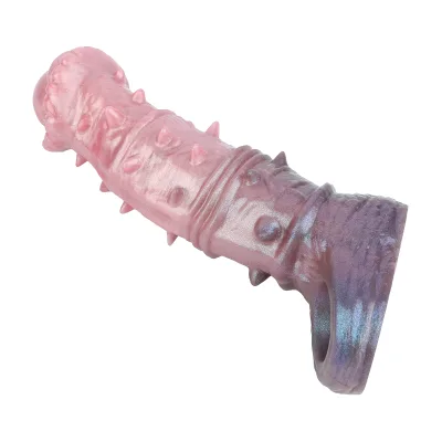 Animal Horse Penis Sleeve Cock Sleeves With Spikes Male Penis Extender Reusable Condom Cock Enlargement Sex Toys for Men