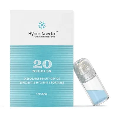 Microneedling Hydra Needles 20 Hydra Stamp Microneedle Hydro Roller Derma Stamp