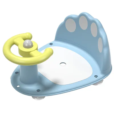 Eco-friendly Safety Baby Shower Chair Bath Tub Seater with Adjustable Backrest Support,Bath Seat for Babies 6 Months & up