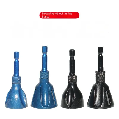 Alloy Chamfering Tool Electric Drills Deburring Hex Shank External Cylindrical Edge Trimmer Three-Flute Chamfer Cutter Tungsten