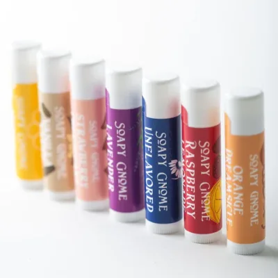 Custom Logo 5g Organic Repair Dry Lips Long Lasting Solid Whitening Vegan Moisturizing Glycerine Honey Lip Balm