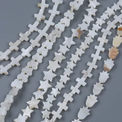 Irregular butterfly Flower Oval Heart Shape Wholesale Cheap Factory Price Shell Pearl