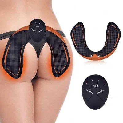 Electric Muscle Stimulator EMS Wireless Buttocks Hip Trainer Abdominal ABS Stimulator Fitness Body Slimming Massager