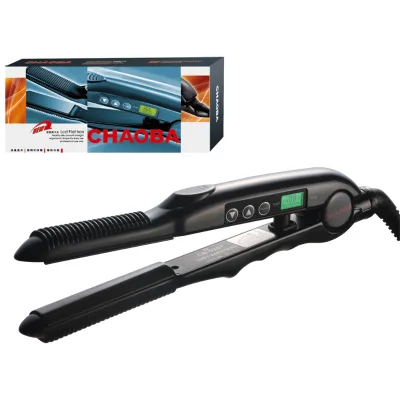 CHAOBA Salon Contour Hair Clamp - Straighten, Flip & Wave in One Tool | Ceramic Coating | 220-240 V | OEM / ODM Available