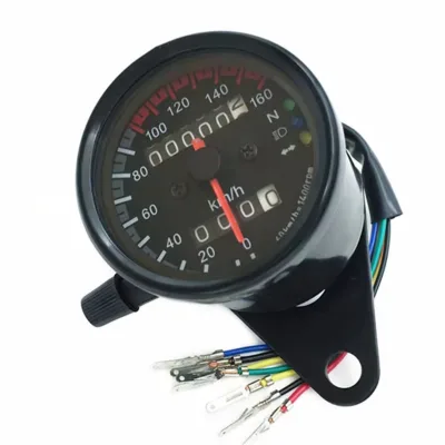 High Precision Retro Mini Speedometer Odometer Gauge for Bikes