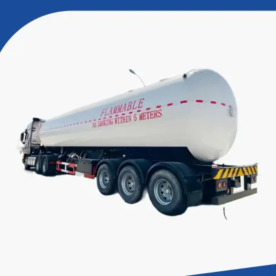 Customized  LP Tanker Trailer ISO 60m3 lpg Gas Trailer AUTO lpg Trailer